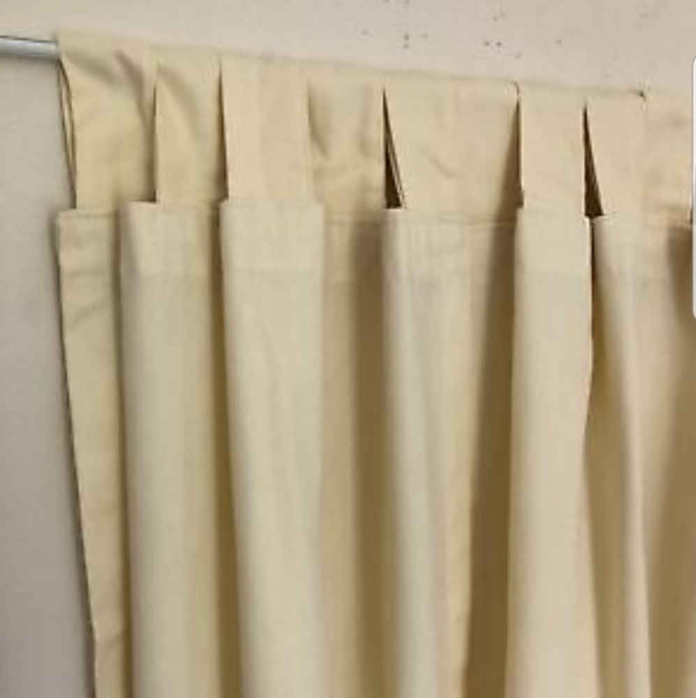 JCPENNEY Home Collection Tab Top Curtains 2 Panels Khaki Color